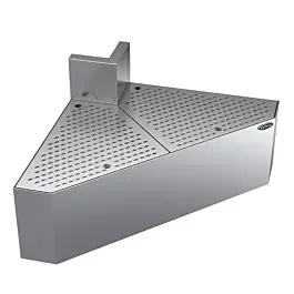 Krowne KR24-DFC90 Royal Series 24″ Depth 90 Degree Front Corner Drainboard with Full Corner