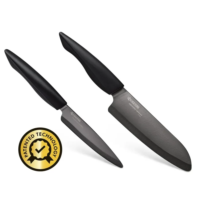 Kyocera Ceramic Innovation Black 2 Piece Knife Gift Set