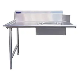 L&J DHST-36L 30″D x 36″L Top Left Stainless Steel Soiled Dishtable