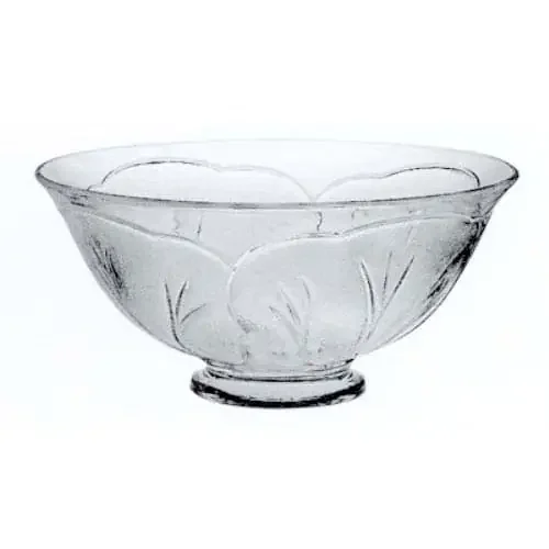 Lancaster Colony 04-00078 Pebble Leaf 12-1/2 Qt. Punch Bowl