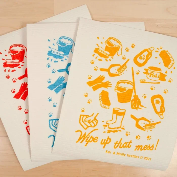 LARGE Sponge Cloth: Wipe Up That Mess!