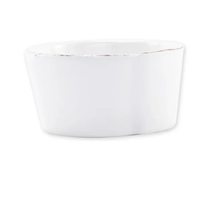 Lastra Melamine White Condiment Bowl