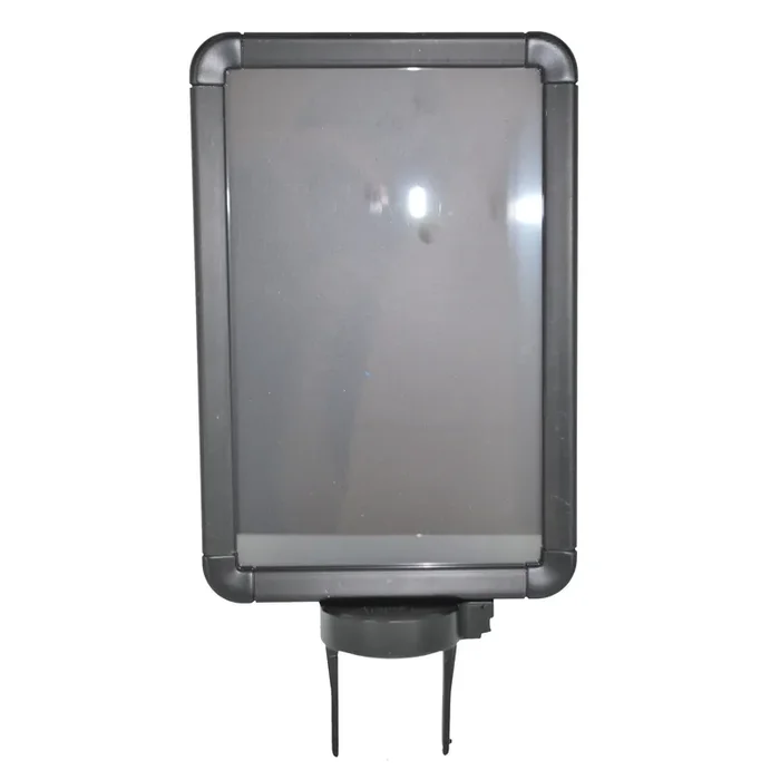Lavi Industries 50-1130SV-MB Matte Black Radius Corner Sign Frame