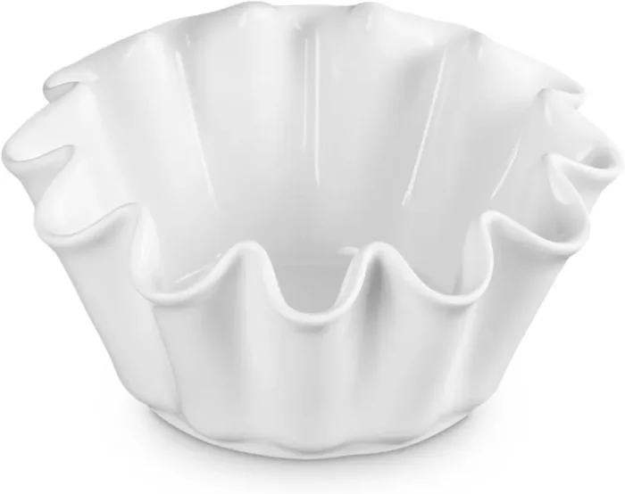 Le Creuset 1.4 Qt. Ruffle Brioche Pan – White