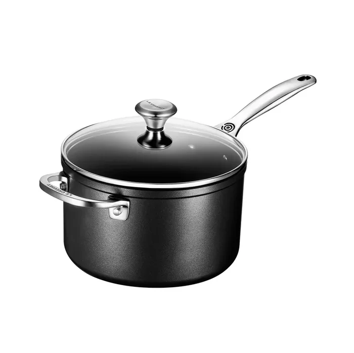 Le Creuset 4 Qt. Saucepan w/Glass Lid – Toughened Nonstick PRO
