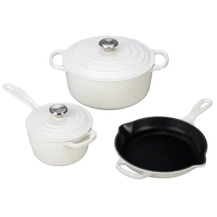 Le Creuset 5-Piece Signature Set – White
