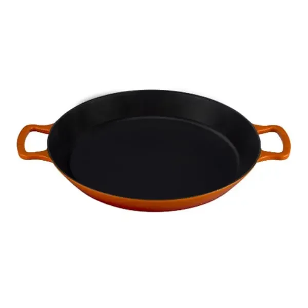 Le Creuset L2064-342 Flame 13.25″ Paella Pan