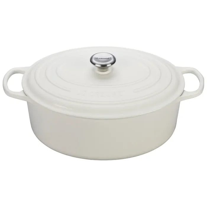 Le Creuset Oval 9.5-Quart Dutch Oven – White