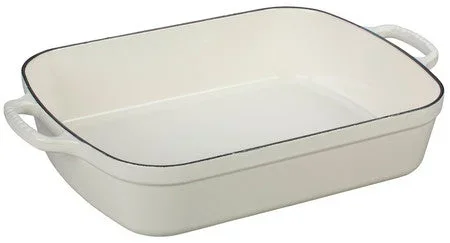 Le Creuset Signature 5.25 Quart Rectangular Roaster 11.7 Inch x 16.8 Inch