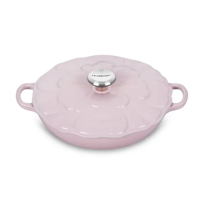 Le Creuset Signature Cast Iron 2.25-quart Shallot Petal Braiser