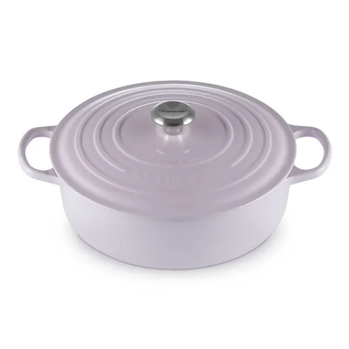 Le Creuset Signature Cast Iron Round Wide 6.75 Quart Oven – Shallot