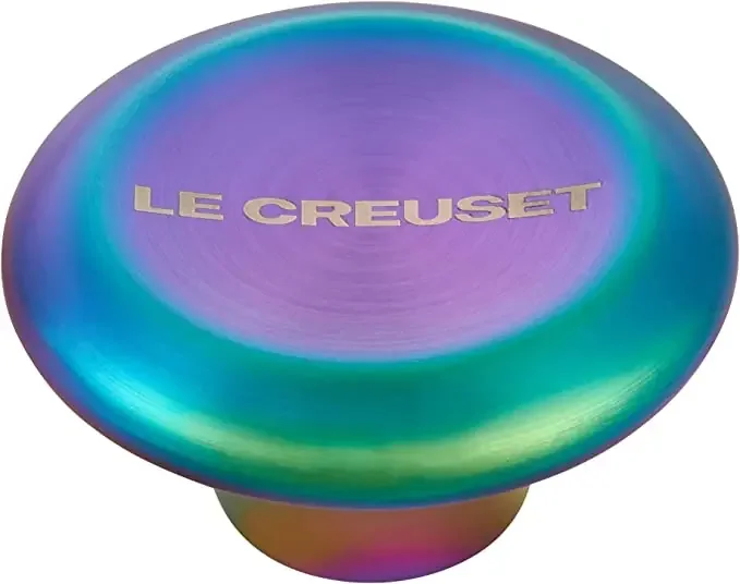 Le Creuset Signature Iridescent Knob – Large- Personalized Engraving Available