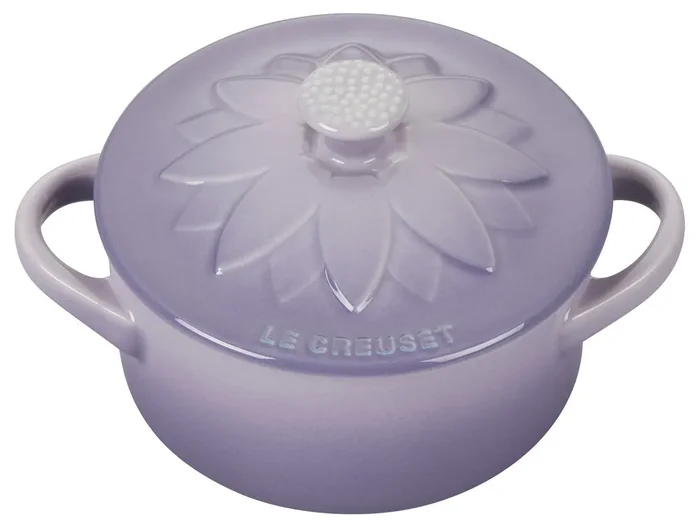 Le Creuset Stoneware Mini Cocotte with Flower Lid – Provence