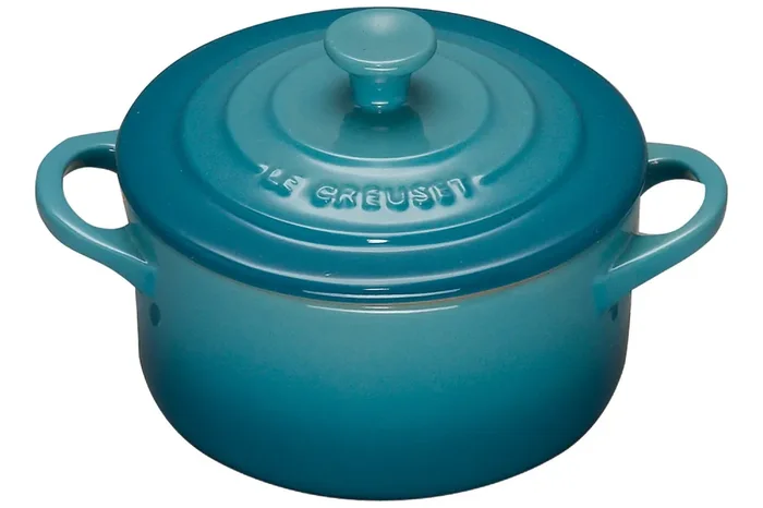 Le Creuset Stoneware Mini Round Cocotte – Caribbean