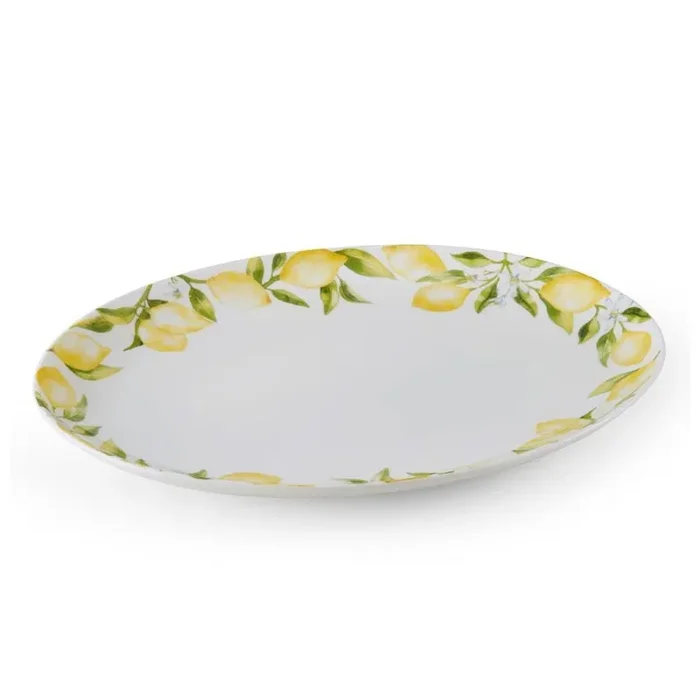 Lemons Oval Serving Platter, 14 Inch