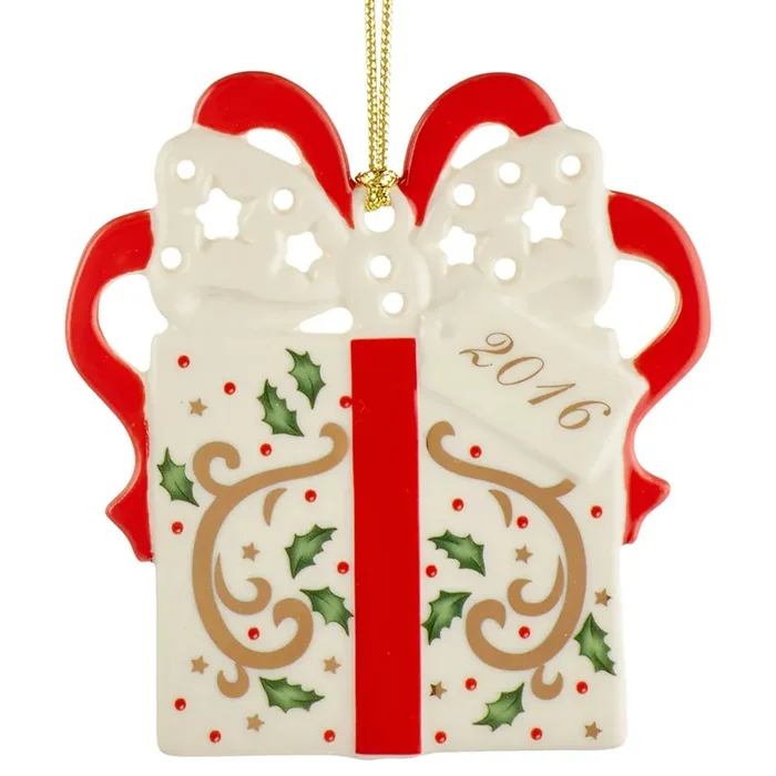 Lenox 2016 Joyous Tidings Present Ornament
