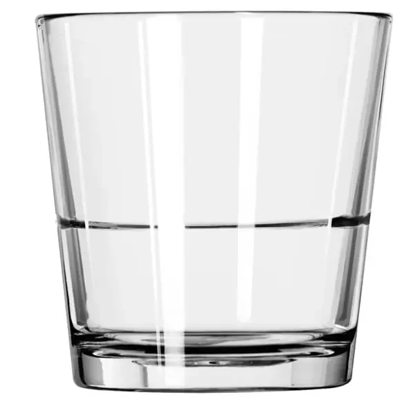 Libbey 15769 Restaurant Basics 12 Ounce Stacking DOF Glass – 24 / CS