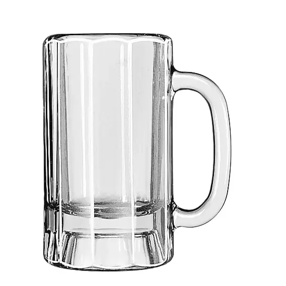 Libbey 5018 Clear 14 Ounce Paneled Mug – 12 / CS
