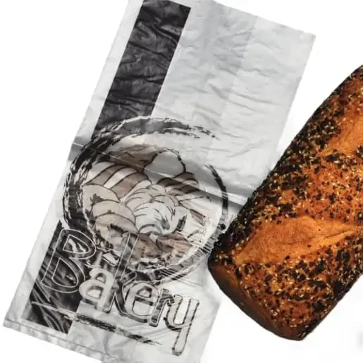 LK Packaging BK6412HI-DP 6″ x 4″ x 12″ 1 mil HDPE Bakery Bag w/ Print, 1000/Case
