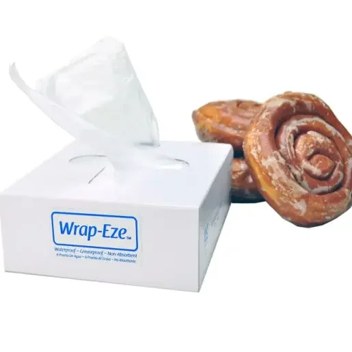 LK Packaging K-8 8″ x 10.75″ 0.45 mil Wrap-Eze HDPE Pop-Up Sheets, 10000/Case