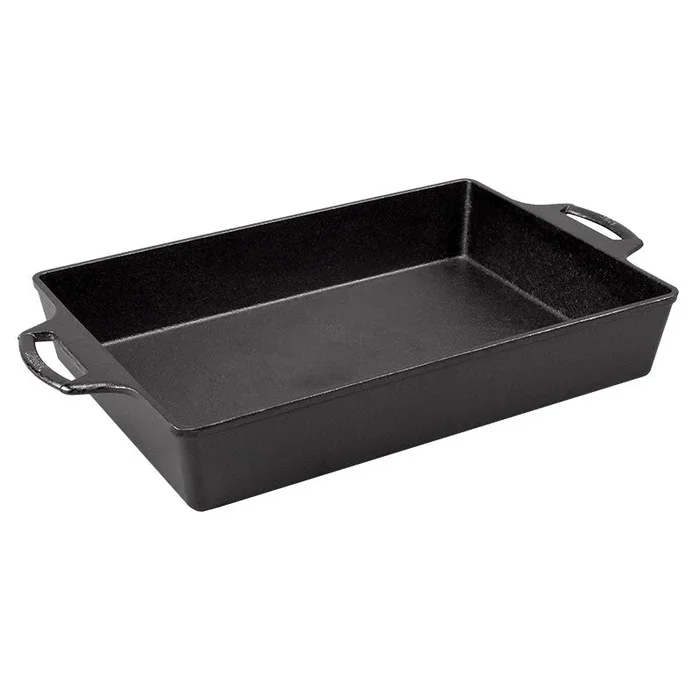 Lodge 9″ x 13″ Seasoned Cast Iron Casserole