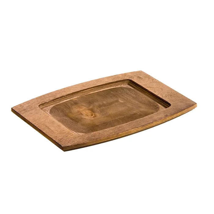 Lodge® UCPU Rectangular Wood Underliner with Walnut Stain – 6 / CS
