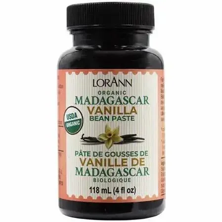LorAnn Madagascar Vanilla Bean Paste (4 oz) – Organic