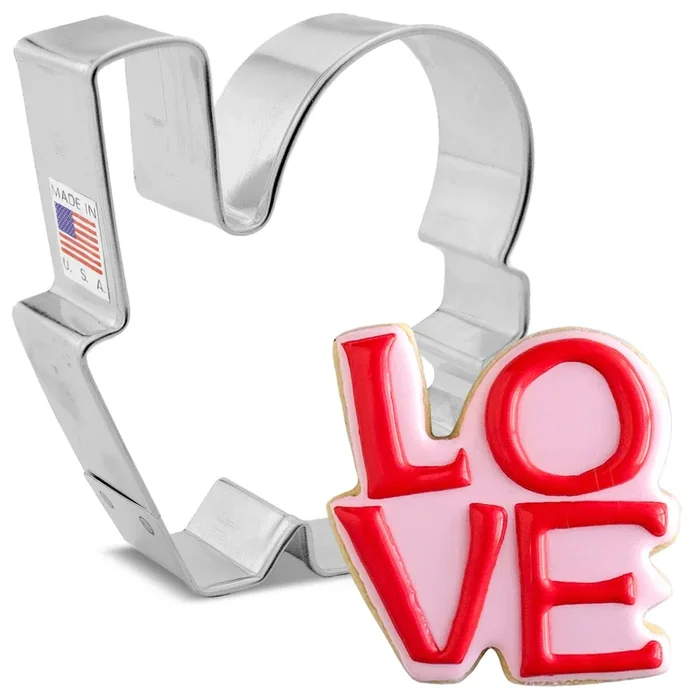 LOVE Word Cookie Cutter, 3.25″
