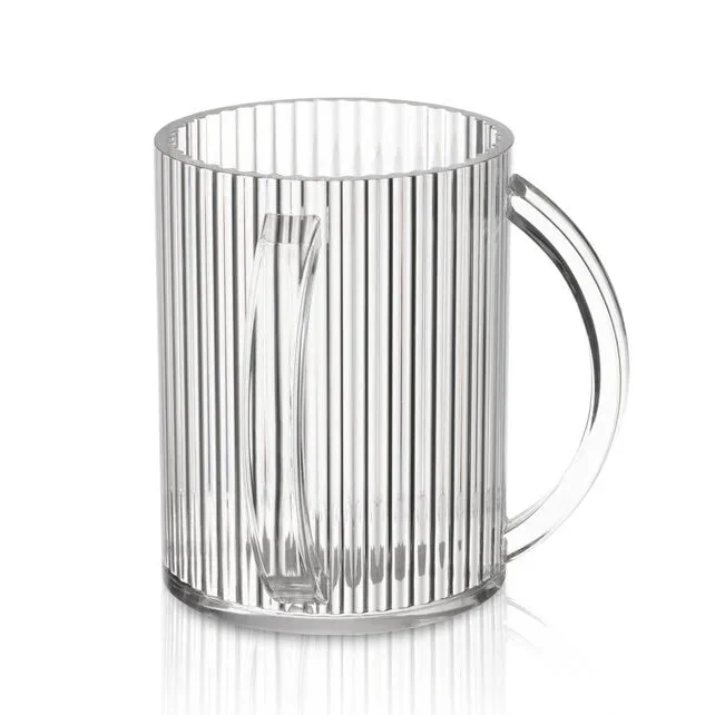 Lucite By Design Ribbed Lucite Washing Cup