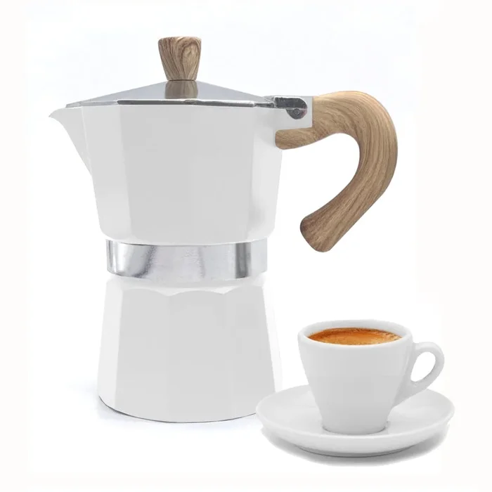 Machine à espresso 3 tasses Blanc
