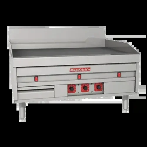 Magikitch‘n MKE-36-ST 36.00‘‘ Countertop Electric Griddle with Thermostatic Controls