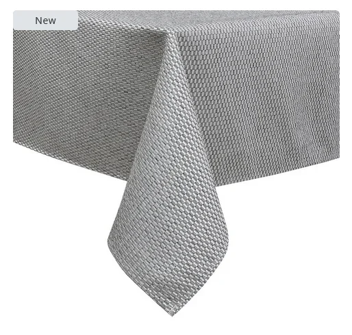 Majestic Giftware Jacquard Softy Grey Tablecloth