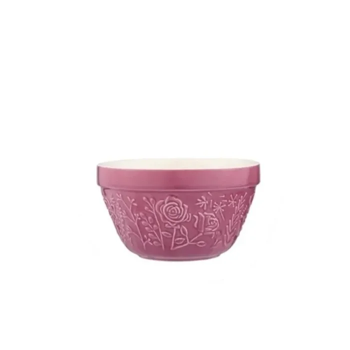 Mason Cash Meadow Pudding Basin Rose Purple 900ml