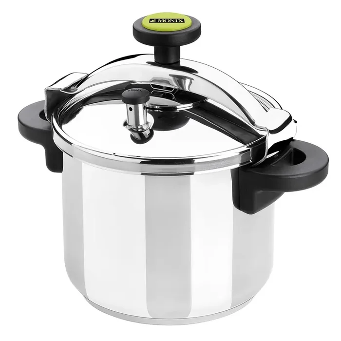 Matfer Bourgeat 013204 S/S Monix 8.5 Quart Pressure Cooker with Basket