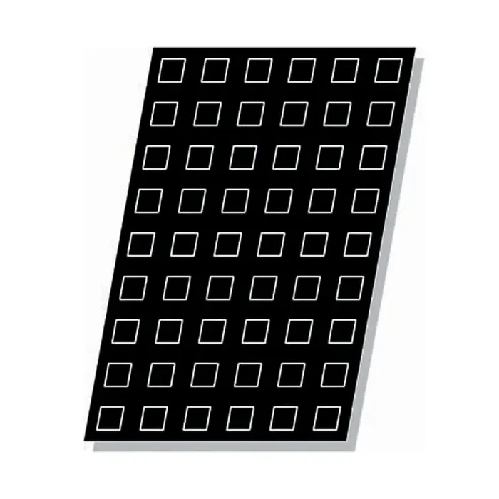 Matfer Bourgeat 336012 54/Sheet 0.5 ounce Cap Pyramid Mold