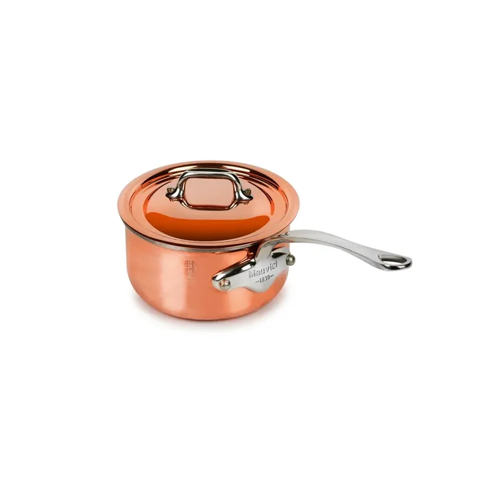 Mauviel M‘6S 0.8-quart Induction Copper Saucepan