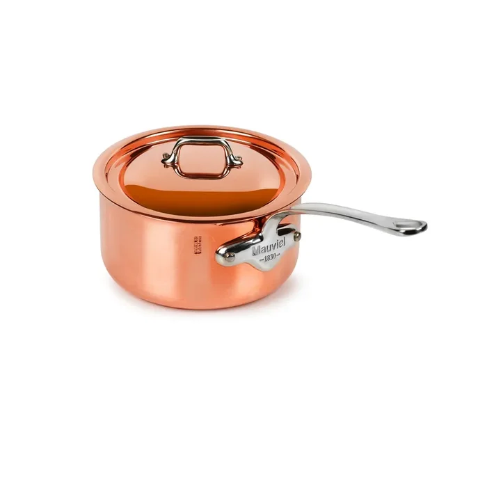 Mauviel M‘6S 1.8-quart Induction Copper Saucepan