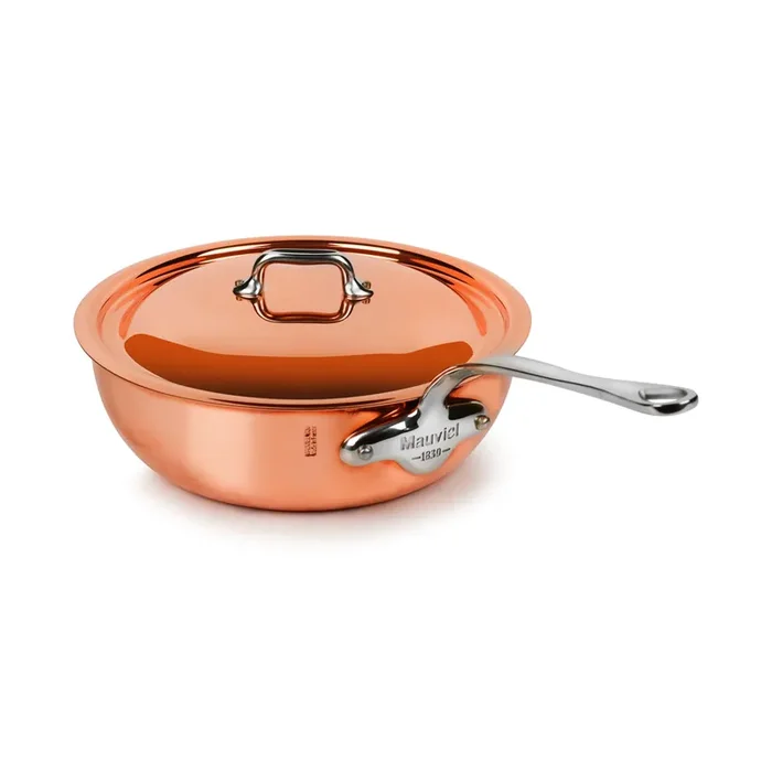 Mauviel M‘6S 3.4-quart Induction Copper Saucier