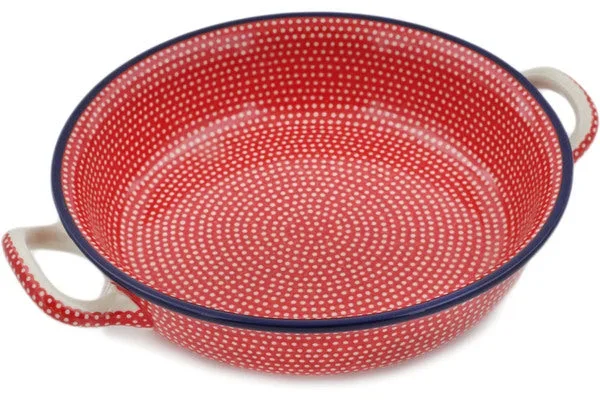 Medium Round Baker with Handles – Red Sea
