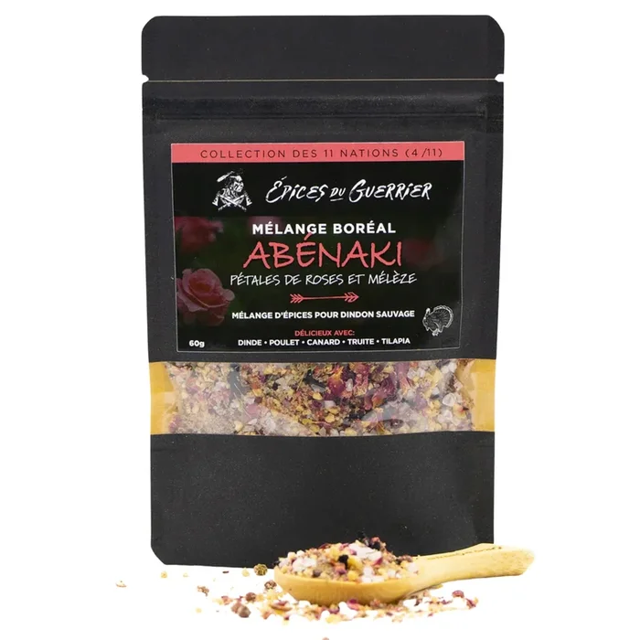 Mélange d’épices Abénaki 60 g – Épices du Guerrier
