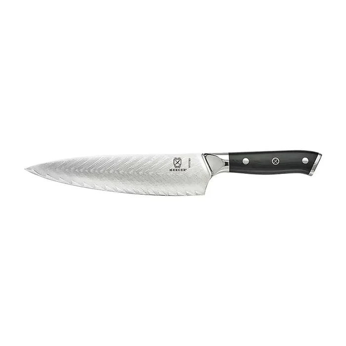 Mercer Culinary M13780 S/S Damascus 8″ Chef‘s Knife w/ Leaf Etching