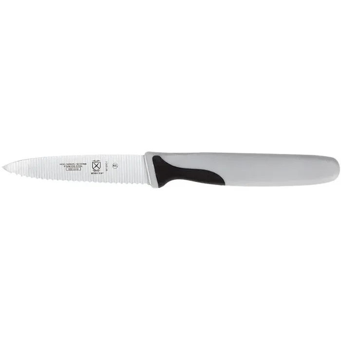 Mercer Culinary M19901P Millennia 3″ Slim Serrated Paring Knife