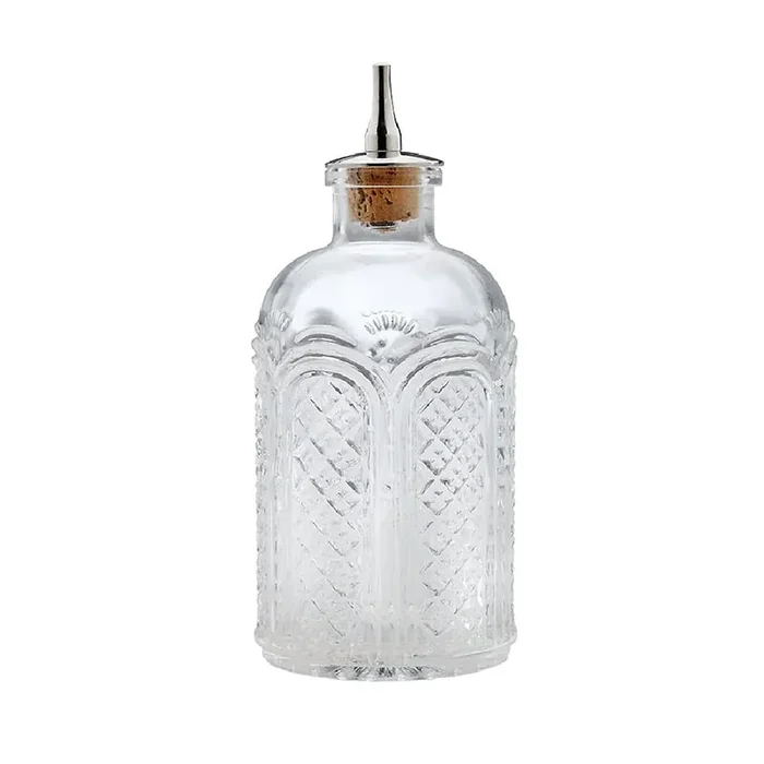 Mercer Culinary M37188 Glass Retro 5.1 ounce Bitters Bottle