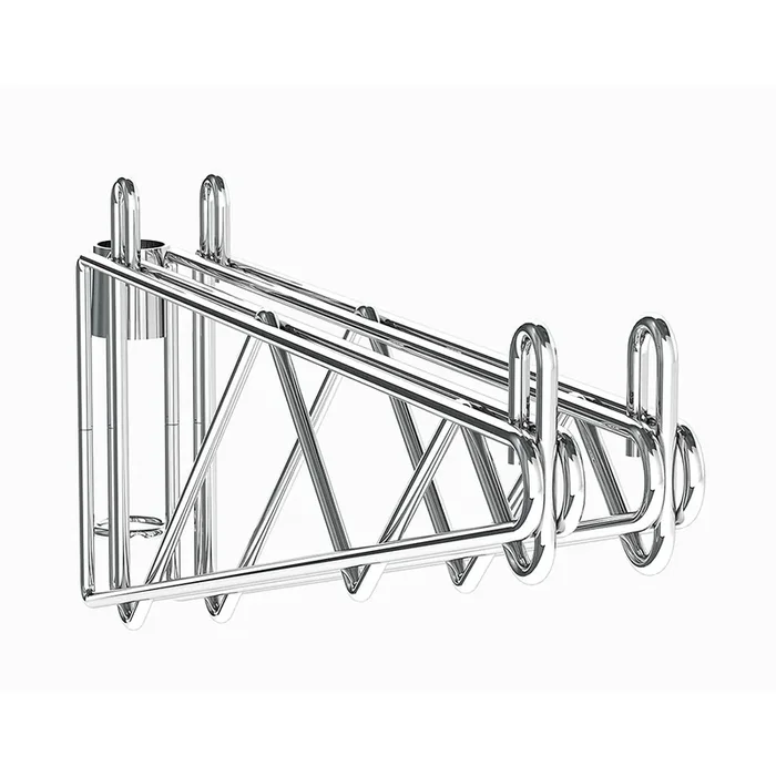 Metro 2WS14C Super Erecta Shelf Post Mount 14″ Chrome Shelf Supports