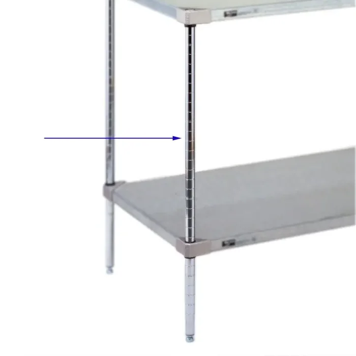Metro 33PM Super Erecta 34.5″ Lower Front Post For Counter Units