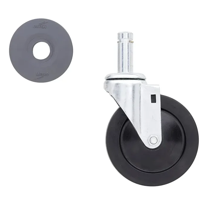 Metro 5M Super Erecta 5″ Resilient Tread Swivel Stem Caster