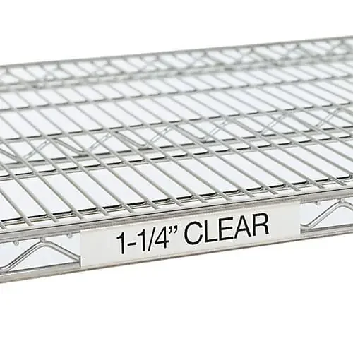 Metro 9990CL3 31″ Clear Label Holders for Super Erecta Shelves