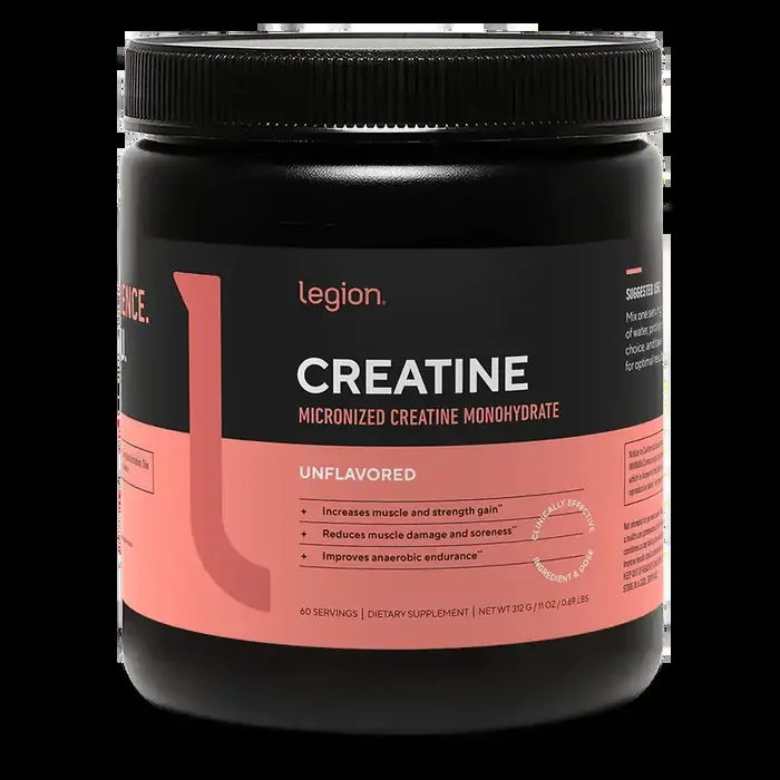 Micronized Creatine Monohydrate Supplement by Legion Supplements