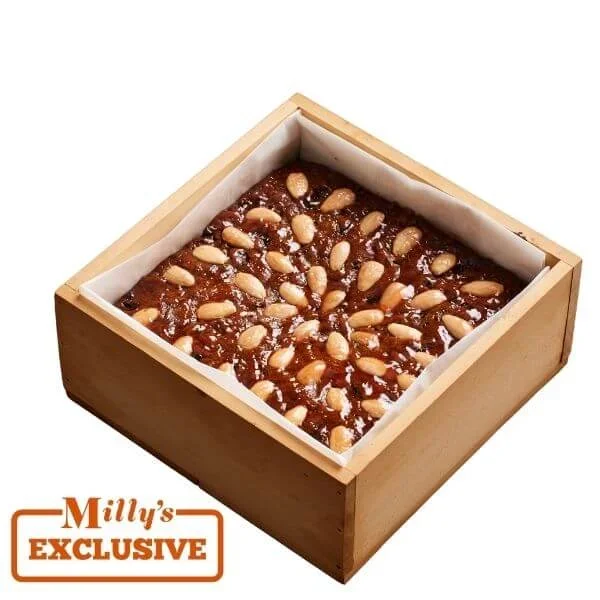 Milly’s Wooden Cake Box Square 15cm