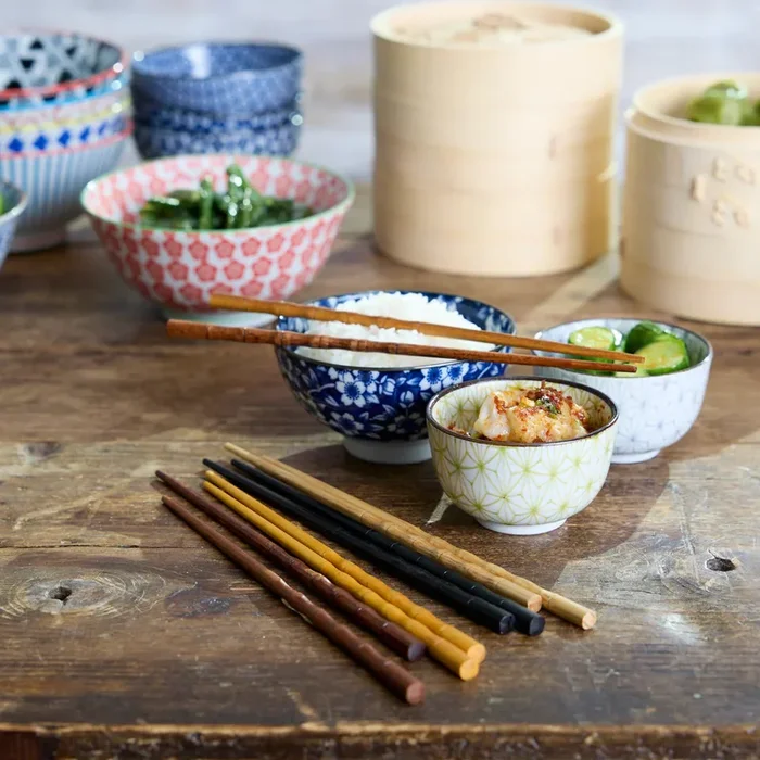 Mixed Wood Chopstick Set-5